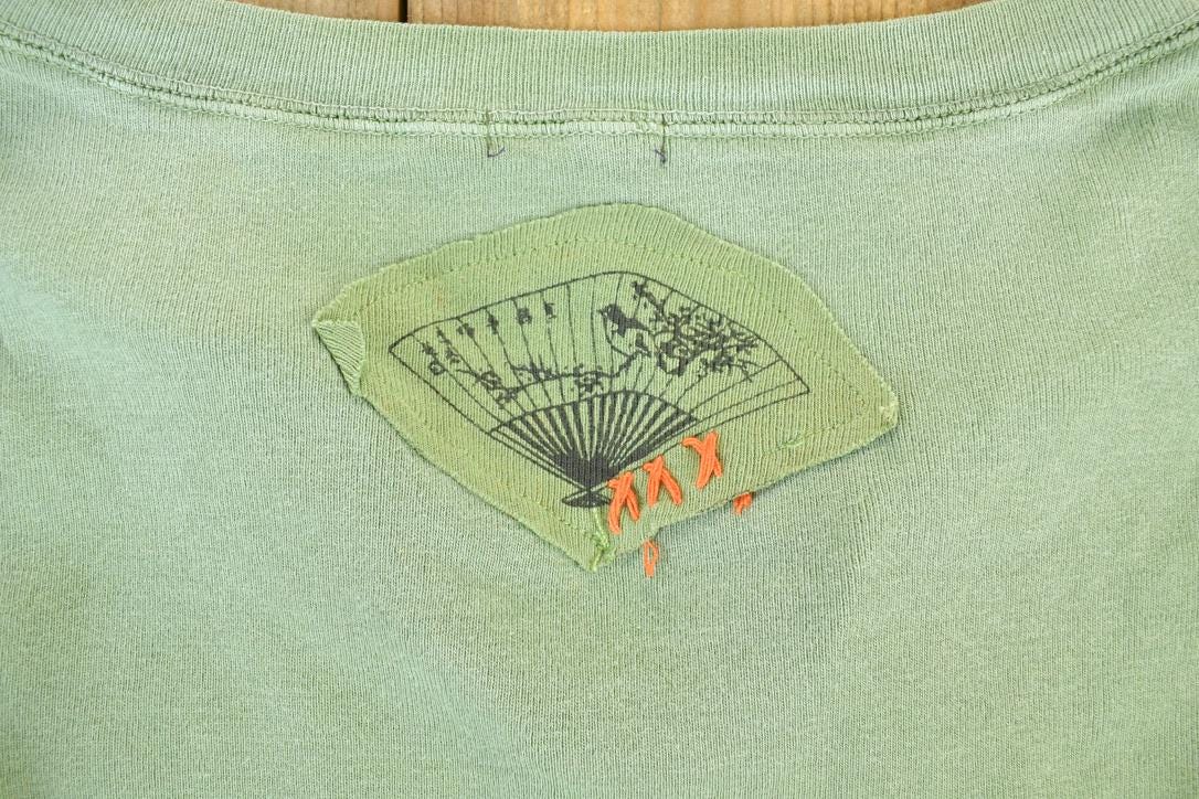 Women Vintage Vigoss Y2K Olive T-Shirt