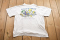 Vintage 1990s Pacific Reef Saipan Snorkeling Excursions Fish Theme Souvenir T Shirt