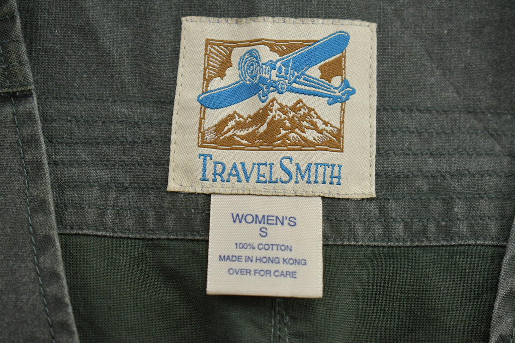 Vintage 1990s Travel Smith Cargo Vest  Vintage Denim  Streetwear  Vintage Fall Outerwear  Fall Jacket  Hunting  Fishing