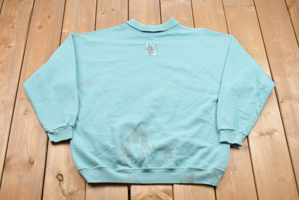 Vintage 1990s Northern Reflections Collared Crewneck Sweatshirt