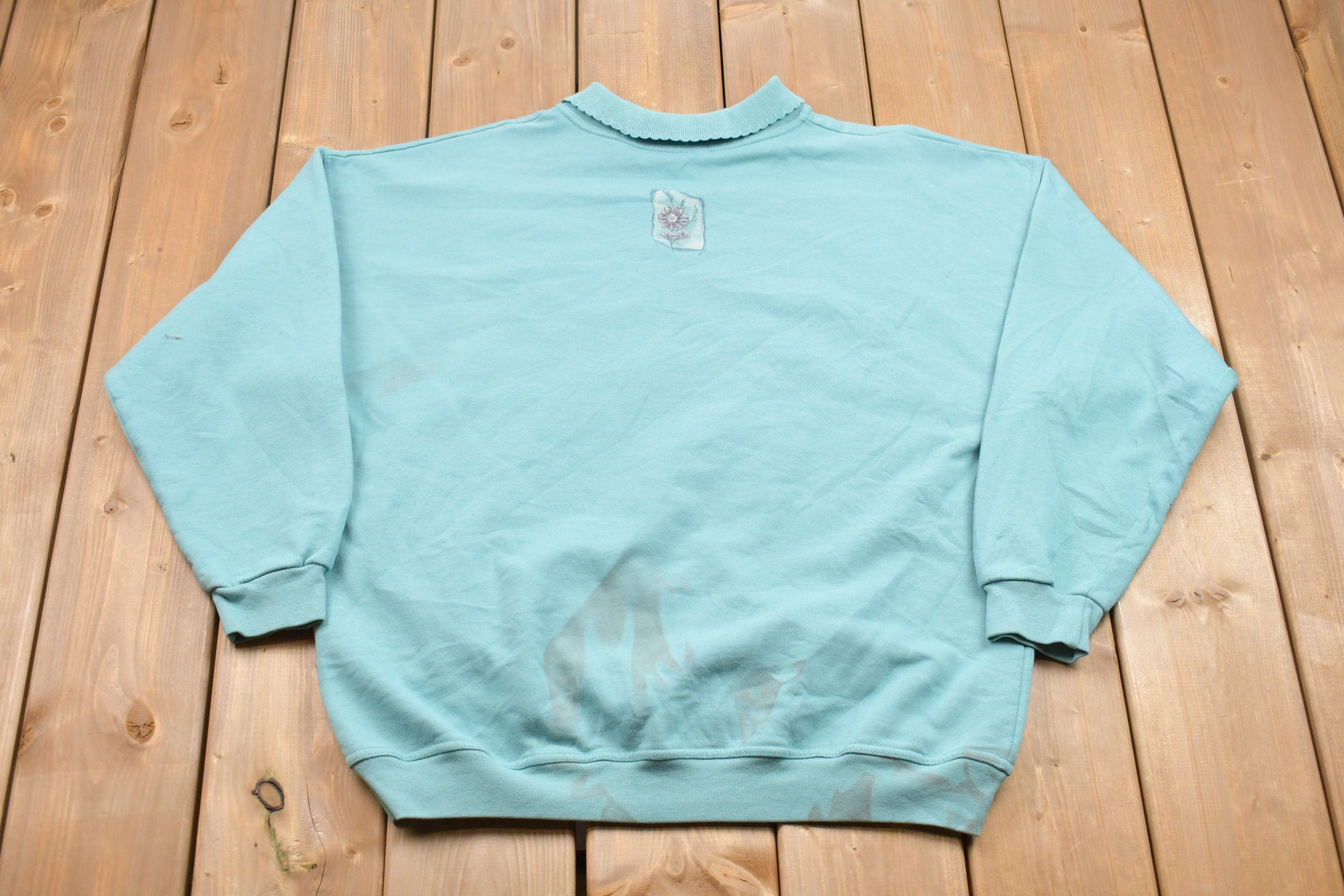 Vintage 1990s Northern Reflections Collared Crewneck Sweatshirt