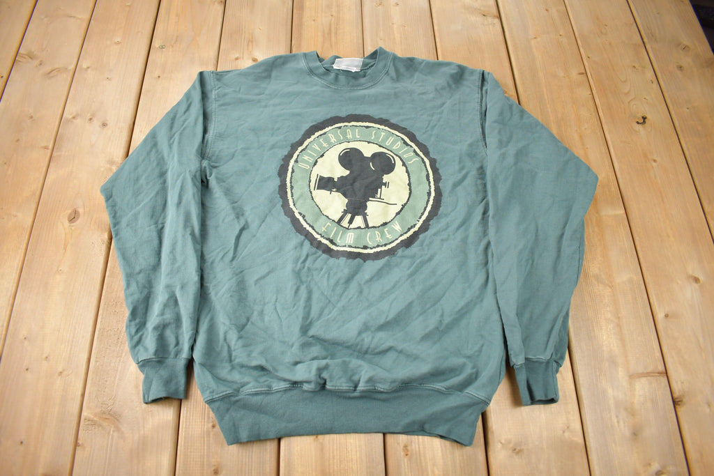 Vintage 1990s Universal Studios Film Crew Souvenir Crewneck Sweatshirt Made In USA