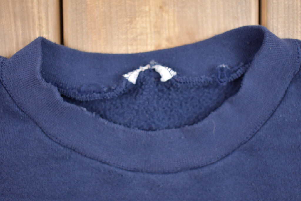 Vintage 1990s Discus Blank Essential Crewneck Sweatshirt  90s Crewneck  Vintage Basics  Athleisure  Streetwear  Essentials