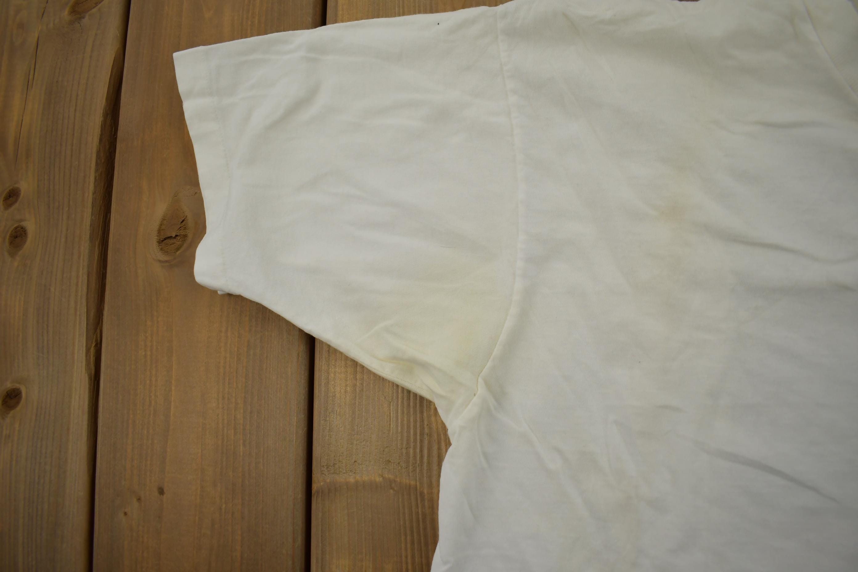 Vintage 1990s Banana Republic Safari Travel Graphic T-Shirt