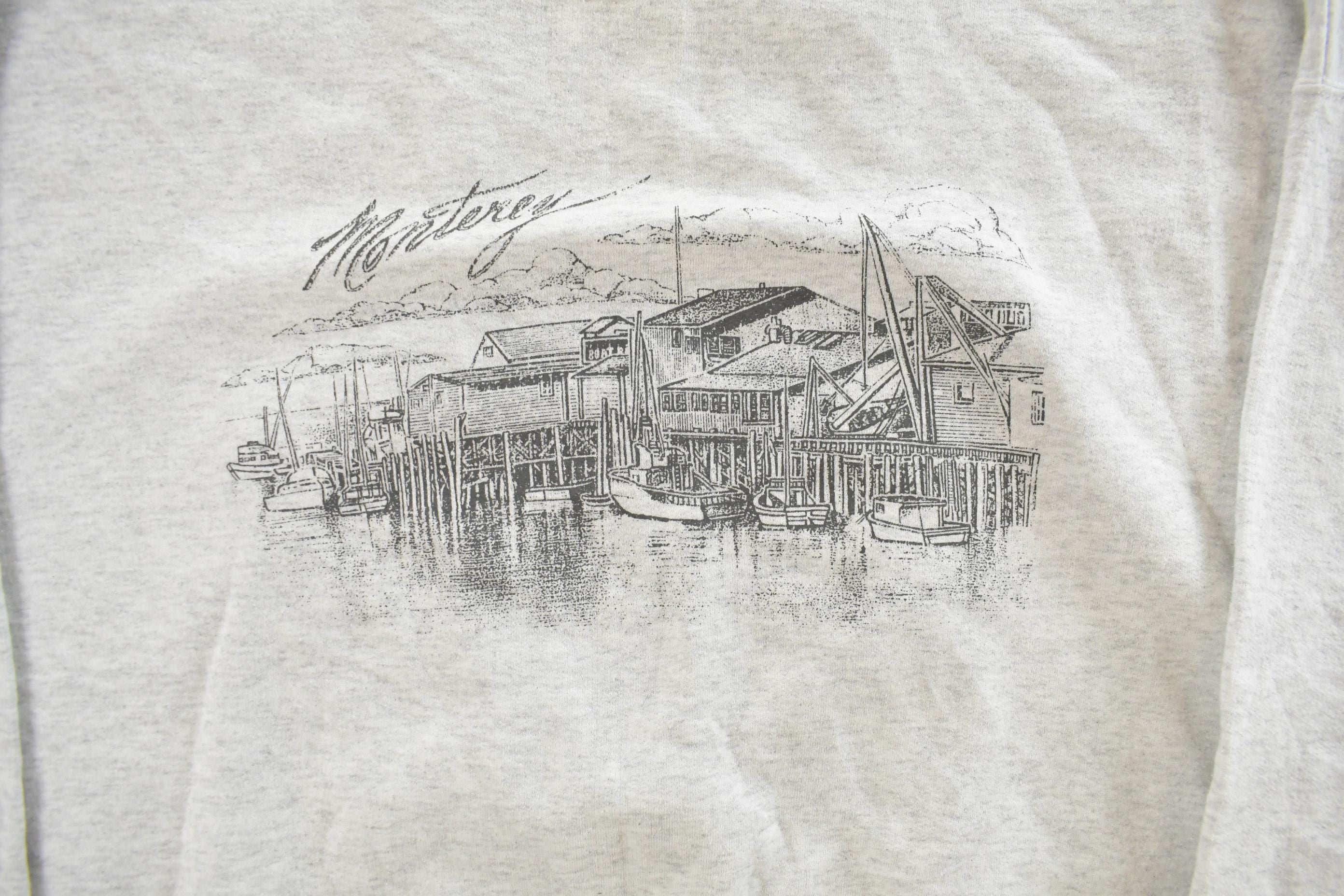 Vintage 1990s Monterey Crewneck Sweatshirt Men's 2XL