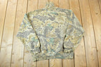 Vintage 1990s Realtree Jerzees Outdoor Souvenir Turtleneck Sweatshirt Made In USA
