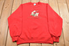 Vintage 1990s Happy Holidays Crewneck Sweatshirt
