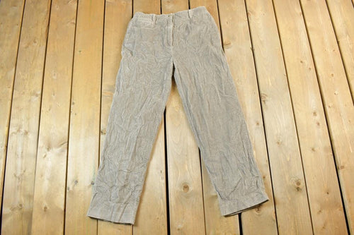 Vintage 1980's Talbots Corduroy Trousers Size 28 x 27 / 1980s Wool Pants / Streetwear / True Vintage / Vintage Workwear / Wool Pants