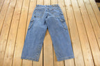 Vintage Y2K Fubu Cargo Denim Jeans Men's 34 x 29