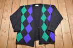 Vintage Pendleton Plaid Button Up Cardigan Sweater