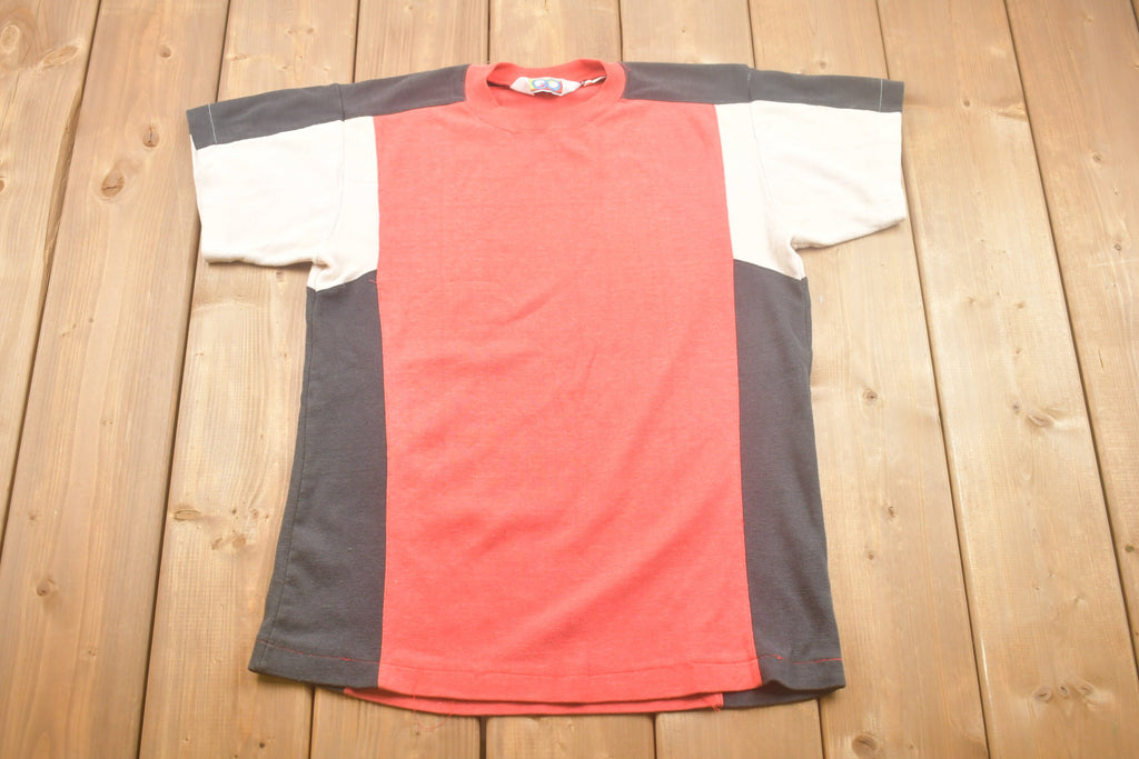 1990s Vintage Colour Block T-Shirt