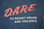 Vintage 1990s Dare to Resist Drugs And Violence Souvenir T-Shirt Mens M