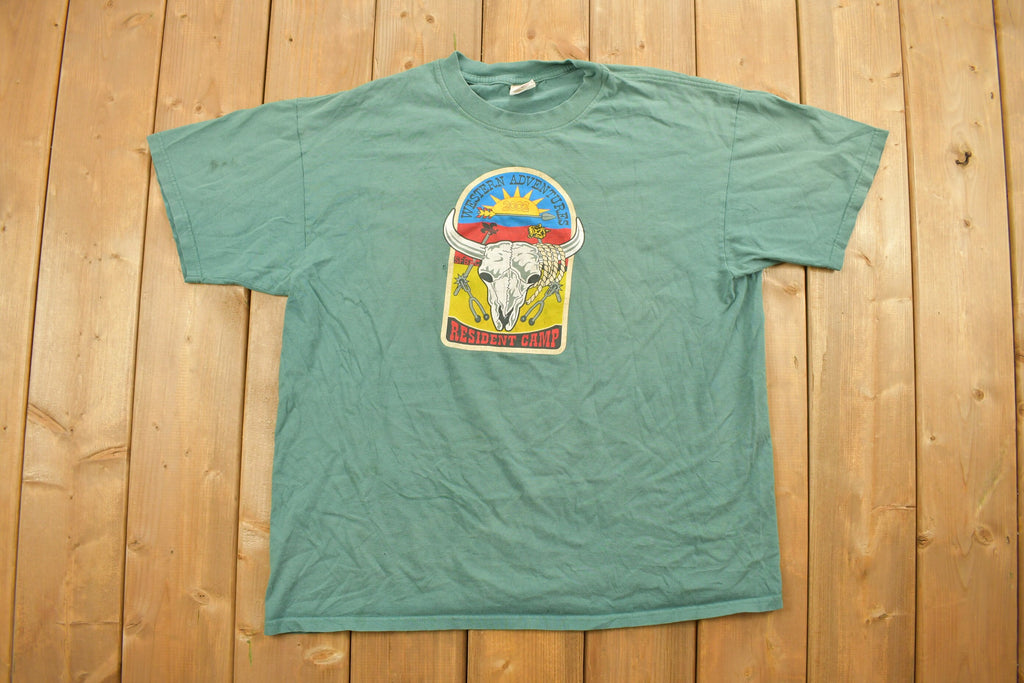 Vintage 1990s Western Adventures Graphic T-Shirt