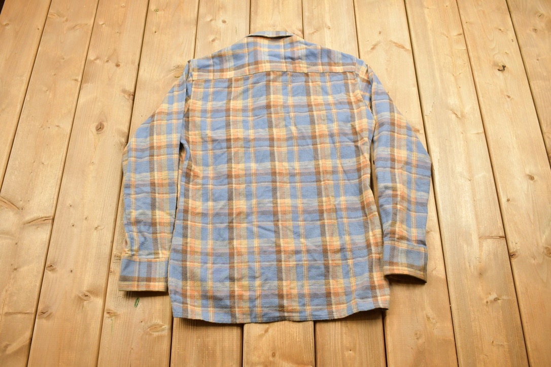 Vintage 1990s North Country Eaton Plaid Button Up Shirt
