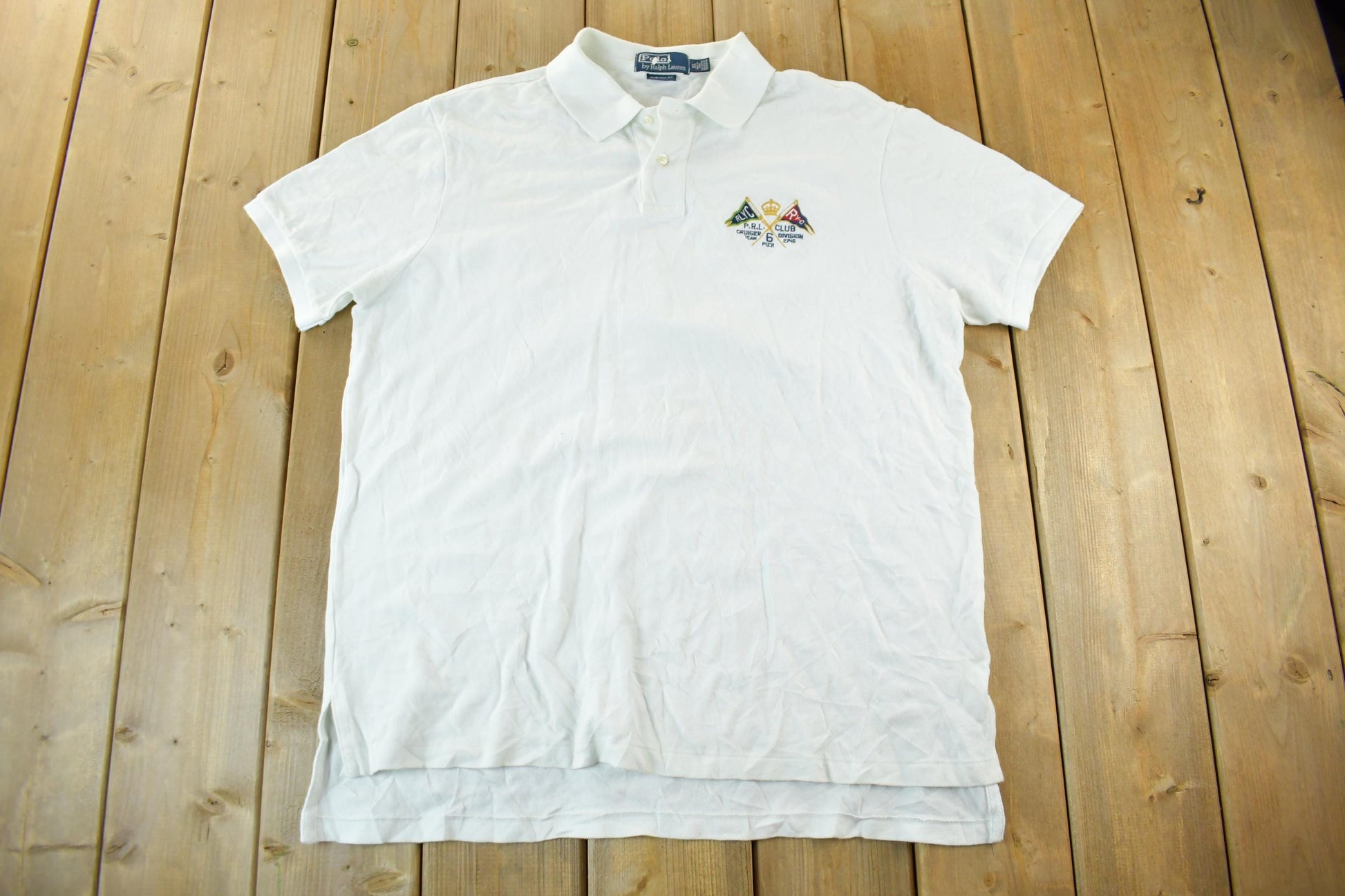 Vintage 1990s Ralph Lauren Striped Polo Shirt Men's XL