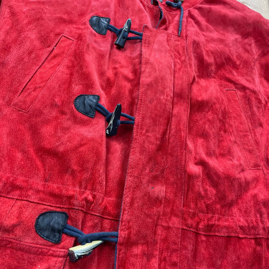 Vintage 90's Wilsons Leather Experts 100% Leather Shell Long Suede Jacket