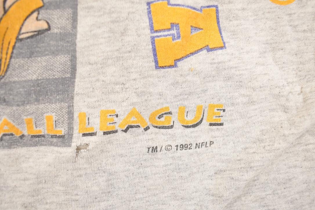 Vintage 1992 Minnesota Vikings Graphic Print NFL Souvenir Football Tank Top Women's M