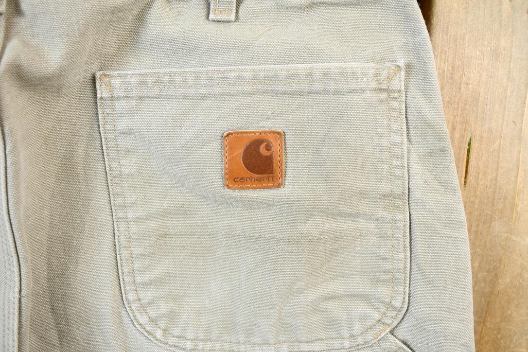 Vintage 2000s Grey Carhartt Work Pants Size 32 x 29