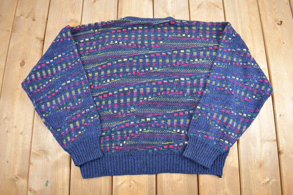 Vintage 1990s 3D Knit Sweater
