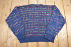 Vintage 1990s 3D Knit Sweater