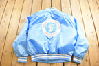 Vintage 1960s Hilton Korean War Veterans Satin Bomber Jacket