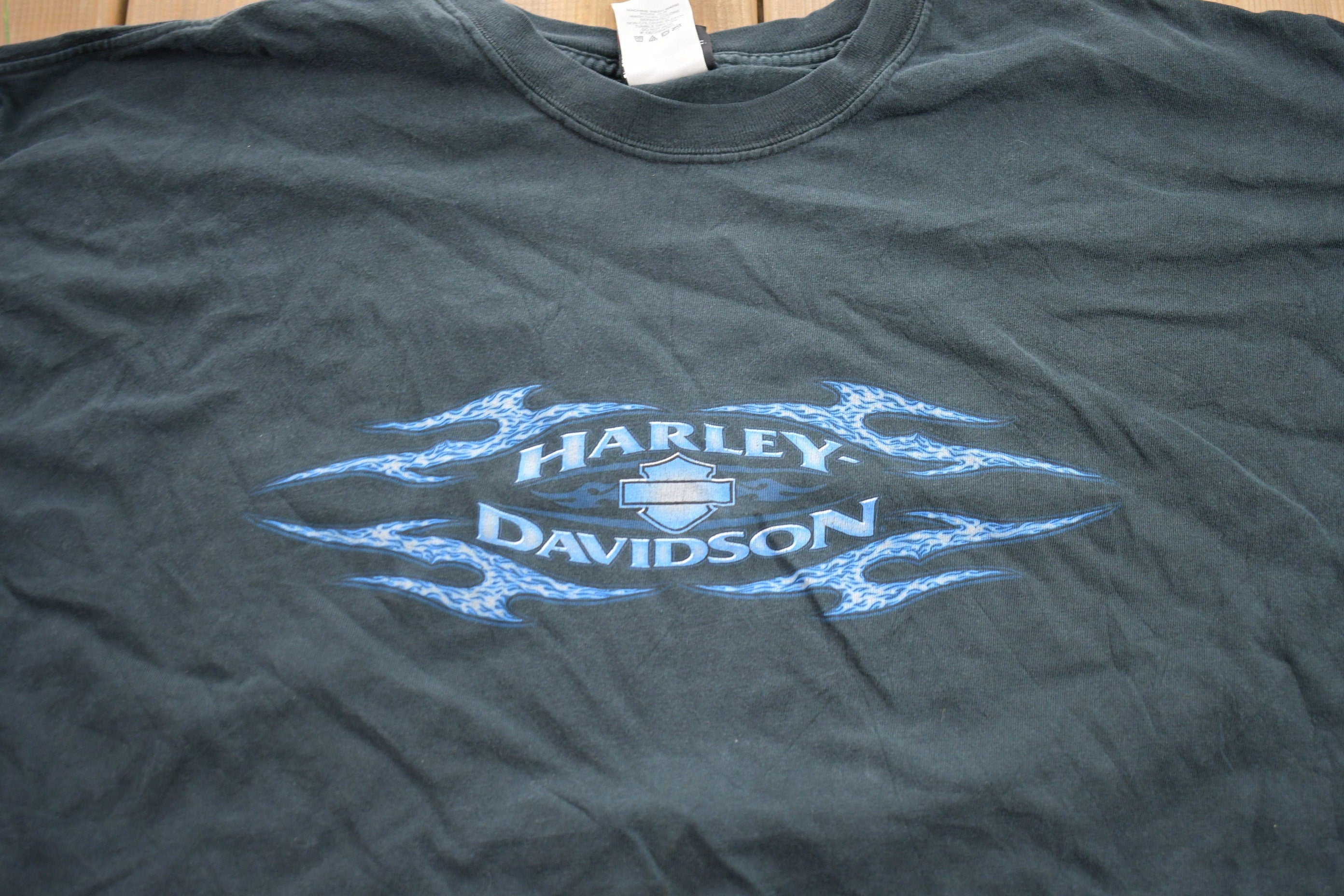 Vintage 1990s Harley Davidson Bald Eagle Graphic T-Shirt