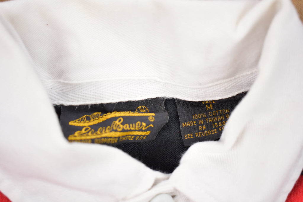 Vintage 1990s Eddie Bauer Rugby Collared Sweatshirt  90s Collared Shirt  Souvenir  Athleisure  Streetwear  90s Eddie Bauer