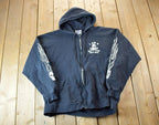 Vintage 1990s Sick Boy Motorcycles Zip Up Hoodie Sweatshirt