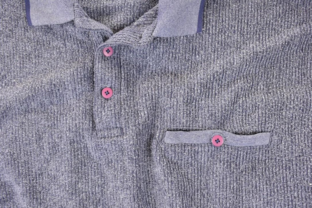 Vintage 1990s Safe Harbour Quarter Button Collared Shirt Mens L