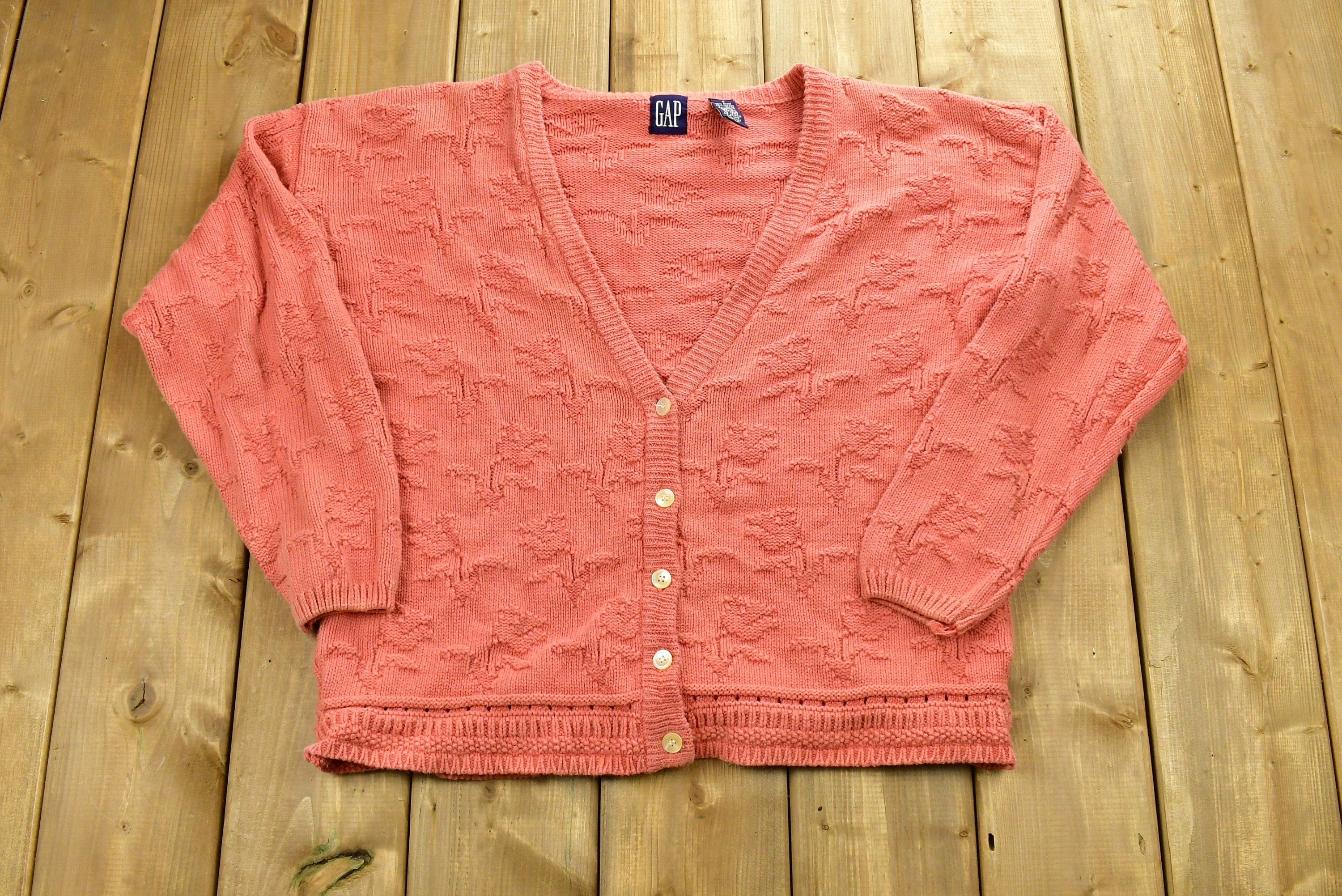 Vintage 90's GAP Knitted Cardigan Sweater