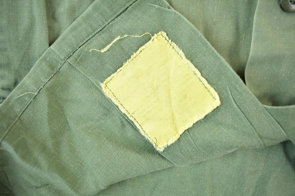Vintage 1970s 1980s Army OG-107 Military Sateen Shirt Men's Large  Field Combat Shirt  Militaria