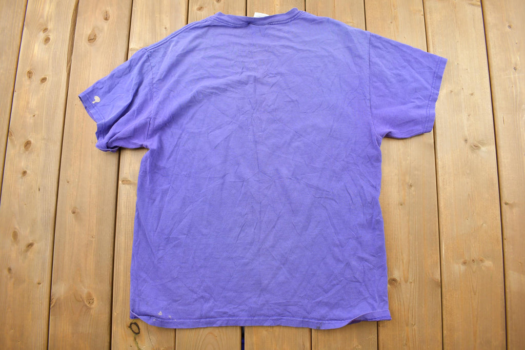 Vintage 1990s Minnesota Vikings / NFL Crewneck T-Shirt / Made In USA / Football / Sportswear / Americana