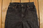Vintage 1990s Levi's 551 Black Jeans Size 29 x 31.5
