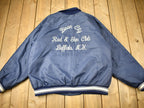Vintage 1980s Bison City Rod & Gun Club Buffalo NY Satin Jacket