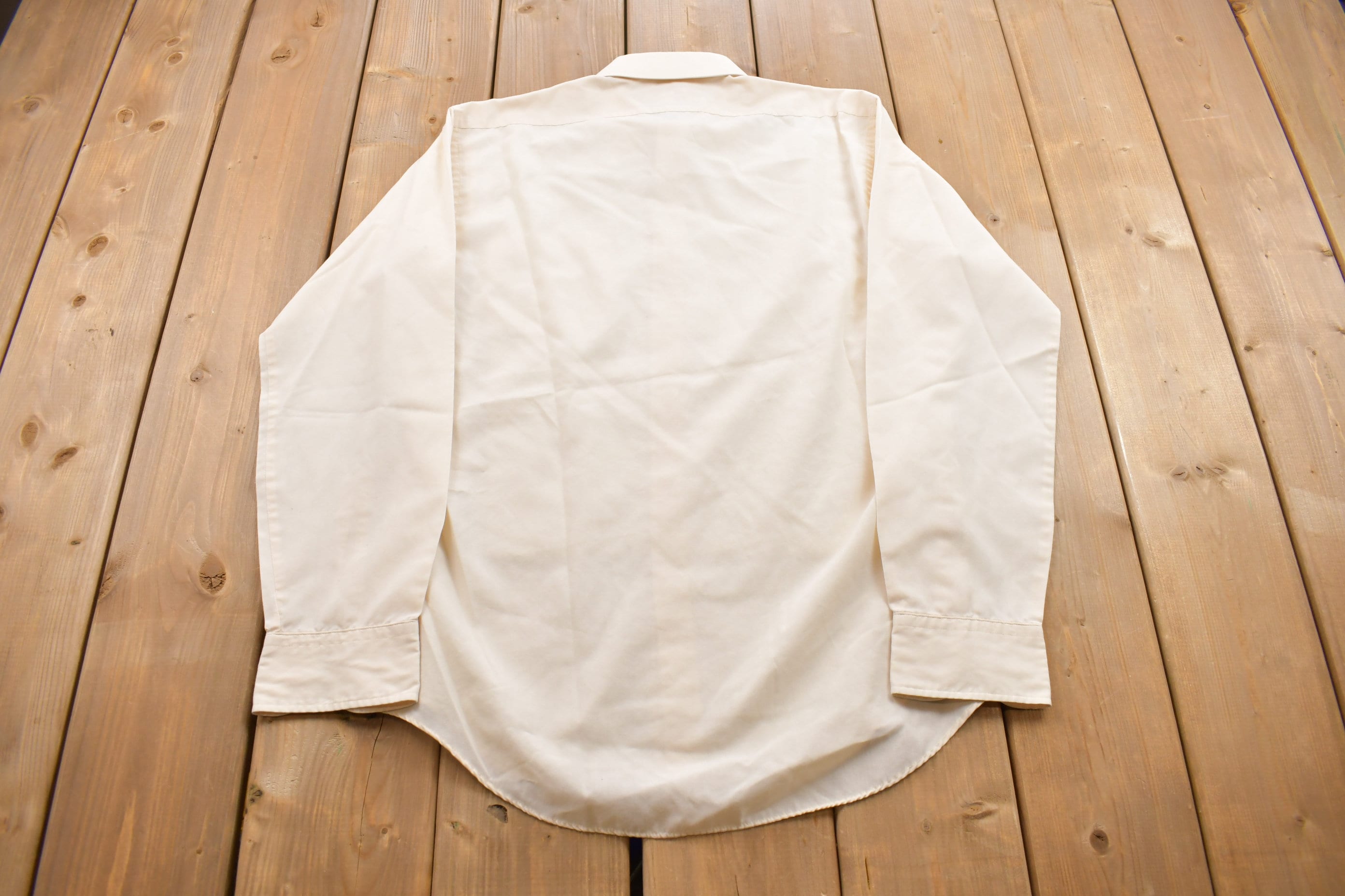 Vintage 1990s Saint Germain Button Up Dress Shirt
