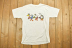 Vintage 1990s Daytona Beach Surfing Chickens Funny Graphic T-Shirt