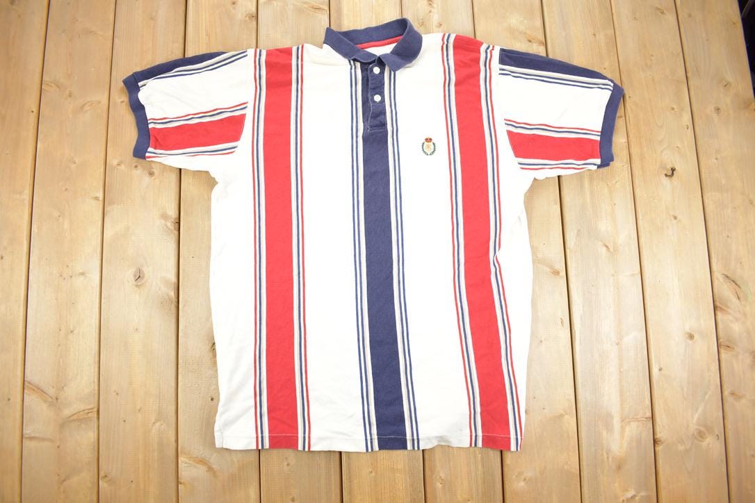 Vintage 1990s Ralph Lauren Chaps Polo Striped Shirt