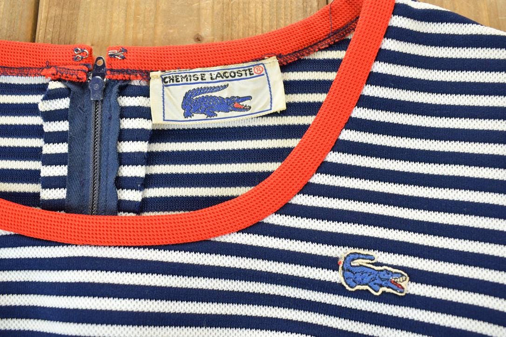 Vintage 1960's Chemise Lacoste Nautical Dress  60s Vintage lacoste Dress  Retro Womenswear  Mod Fashion