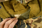 Vintage 1970s Duck Camo Canvas Hunting Jacket Men's XL