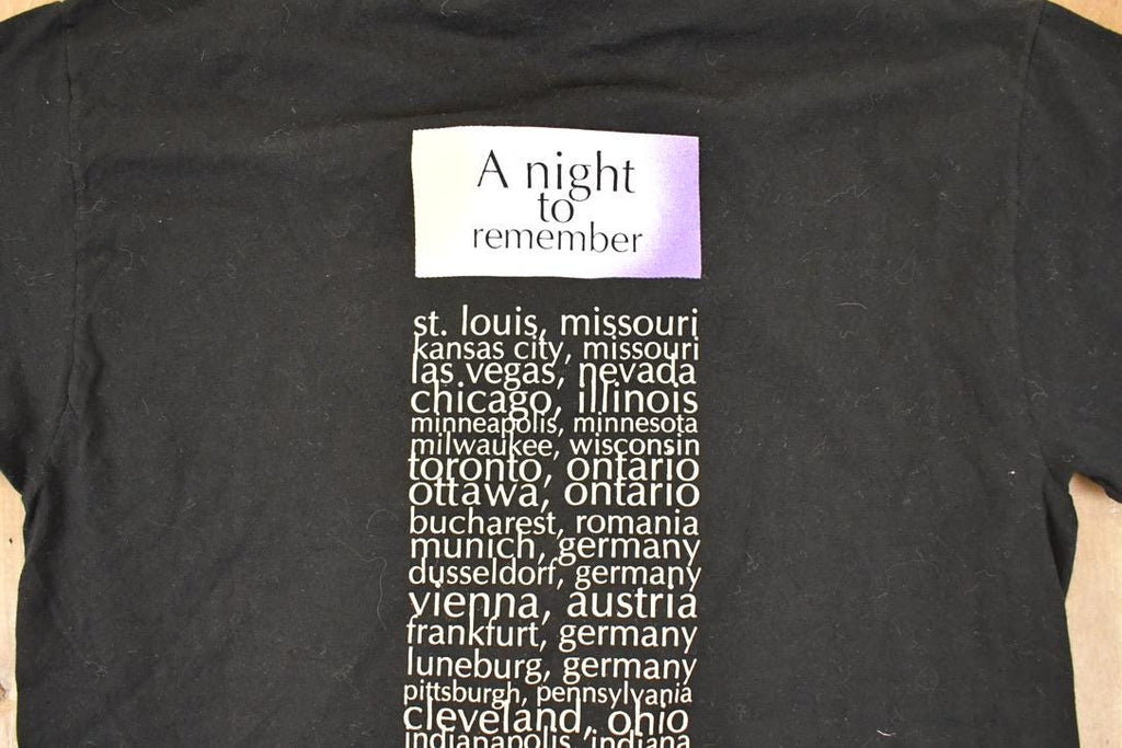 Vintage 1993 Rod Stewart A Night To Remember Rare Graphic Print Promo Tour T-Shirt Men's L