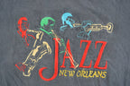 Vintage 1990s New Orleans Jazz Embroidered Souvenir T-Shirt