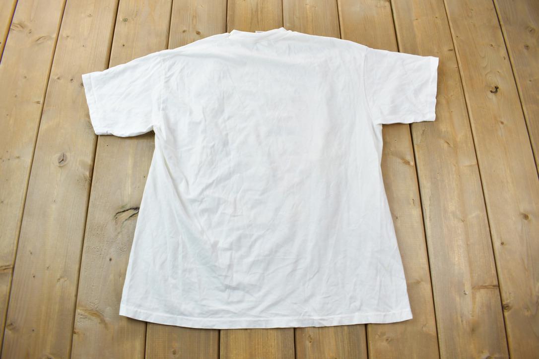 Vintage 1994 The Flintstones Cartoon Promo Graphic T-Shirt
