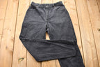 Vintage Early 1990s Levi's 550 Relaxed Tapered Faded Black Jeans