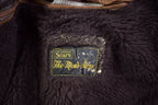 Vintage 1970s Sears The Mens Store Fur Lined Leather Jacket