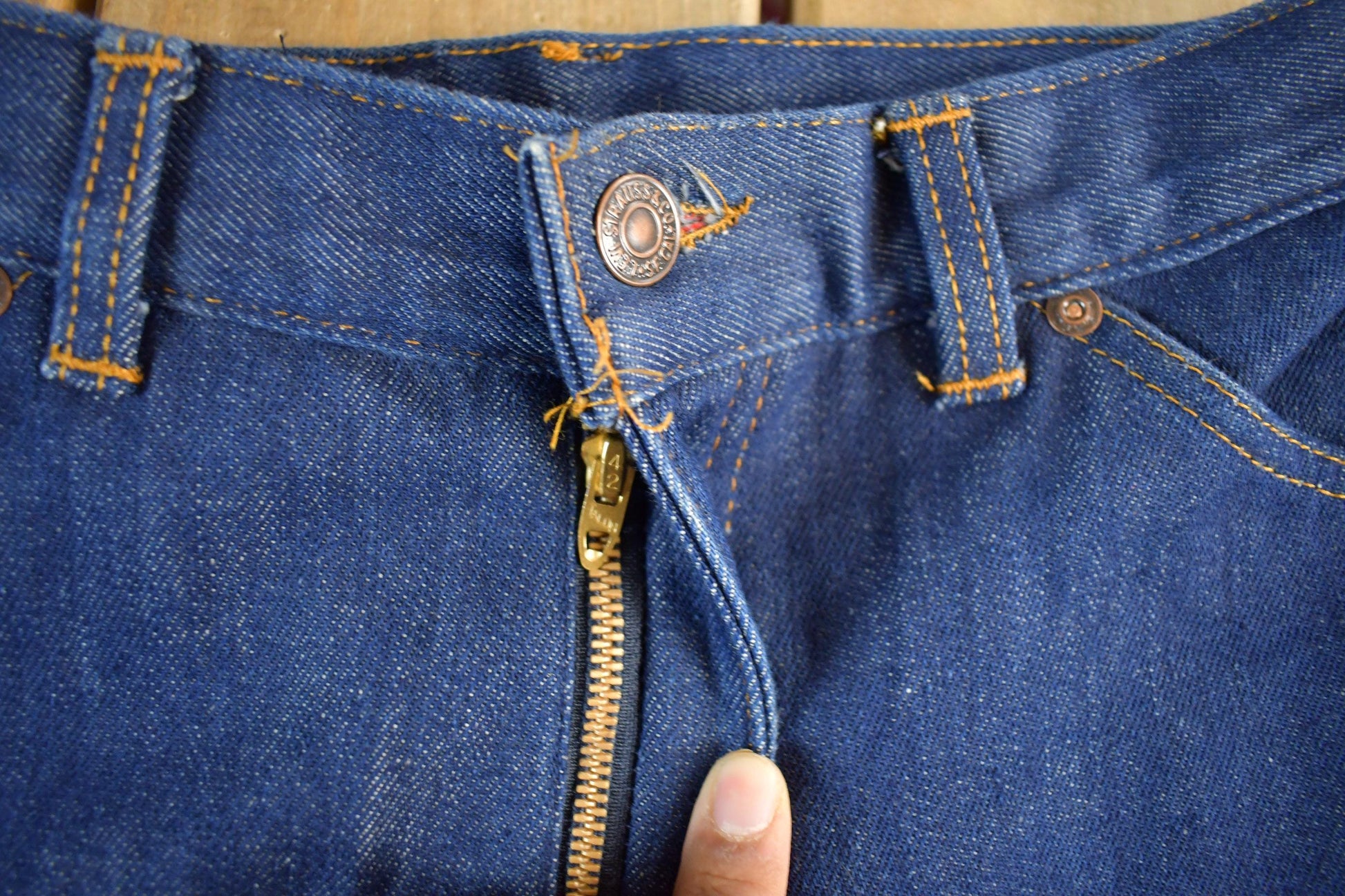 Vintage 1980s Levi's Orange Tab Lined Denim Jeans Women's 28 x 32