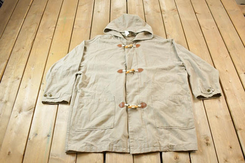 Vintage 1990s Le Chateau Duffle Coat / Size L / Vintage 90s Jacket / Outdoor / Winter / Made In Canada