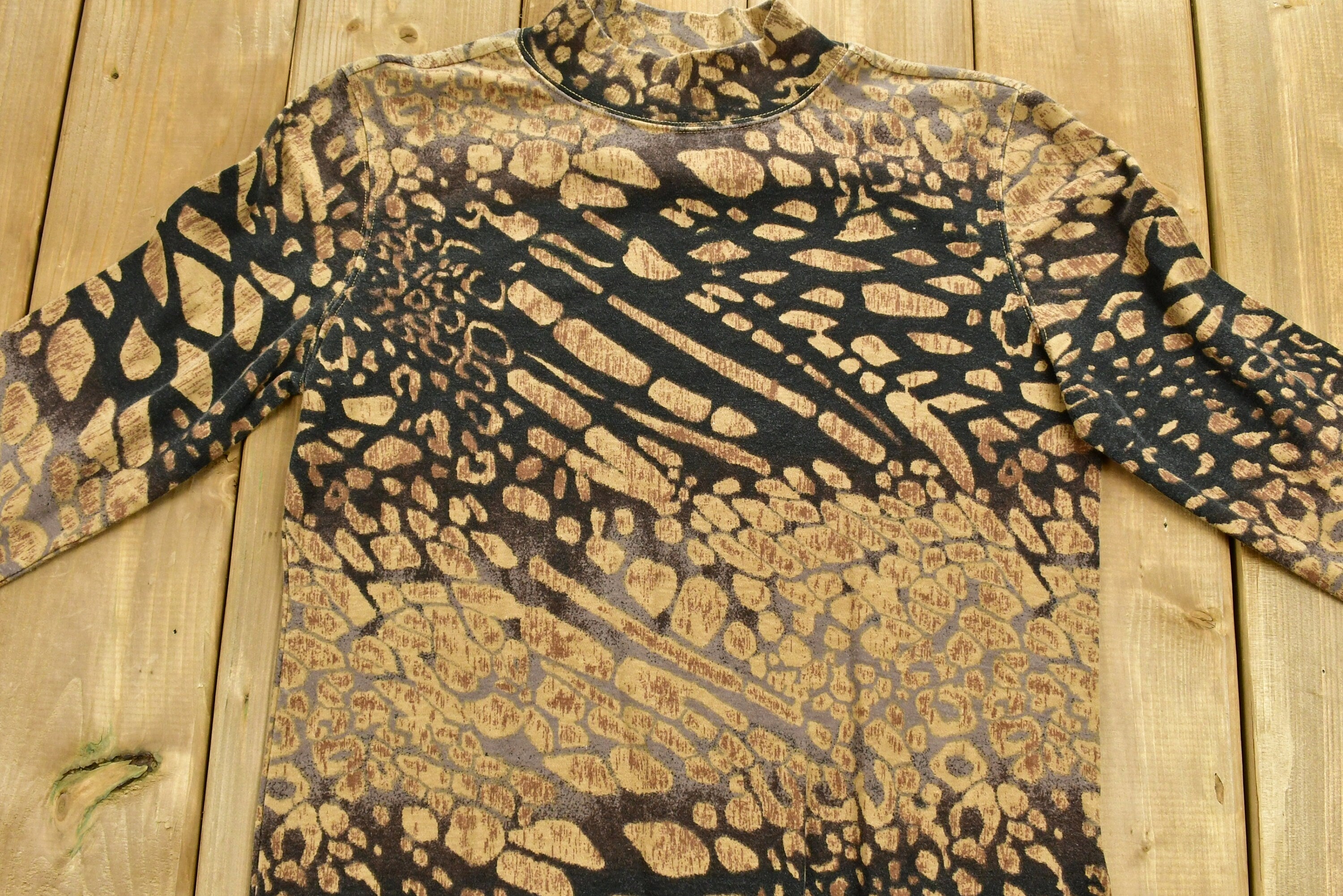 Vintage 1990's Rebecca Malone All Over Print Shirt