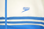 Vintage 1990s Speedo Full Zip Sweater Striped Jacket