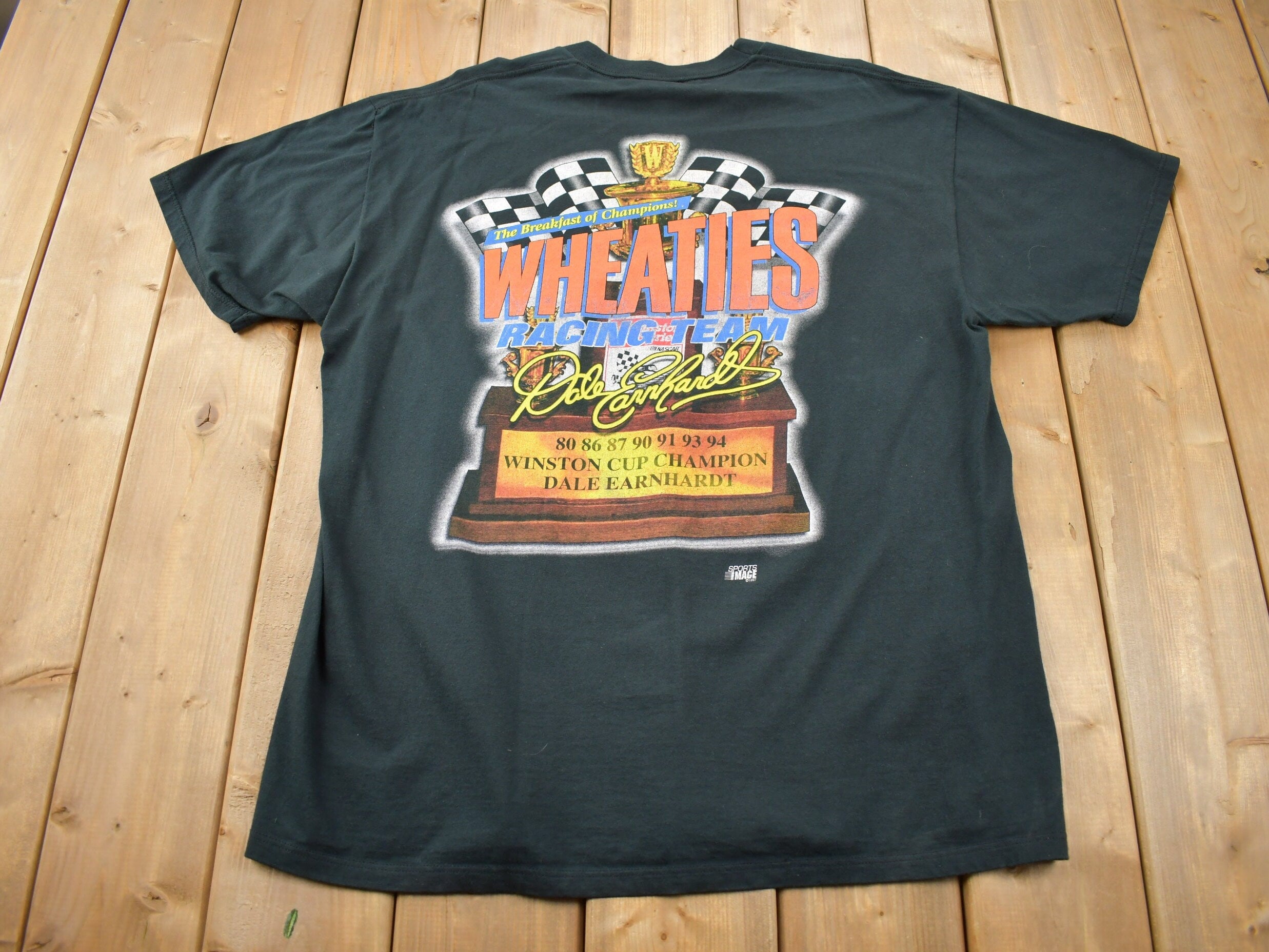 Vintage 1997 Dale Earnhardt Wintson Cup Champion Graphic T-Shirt