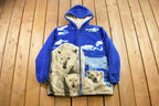 Vintage 1990s Winter Theme Polar Bear Graphic Fleece Sweater